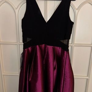 Cocktail dress magenta